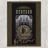 CHICAGO BLUES ~ SR Chair & Couch Throw Blankets - SIB.BLING RIVALRY