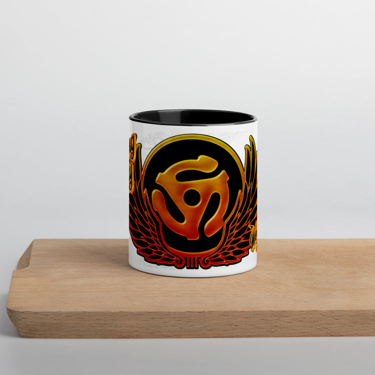 Vinyl adapter design on mug. Old Farts mug by SIB.BLING RIVALRY