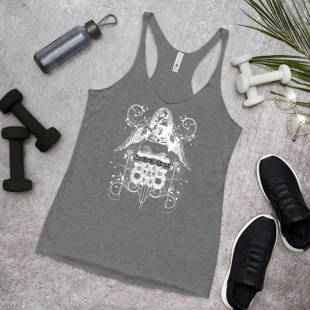 ready to just lounge around the house to day in a pair of sweat pants and Sib.Bling Rivalry grey tank top. Come on Girls do what you want! its your WEAR A TUDE